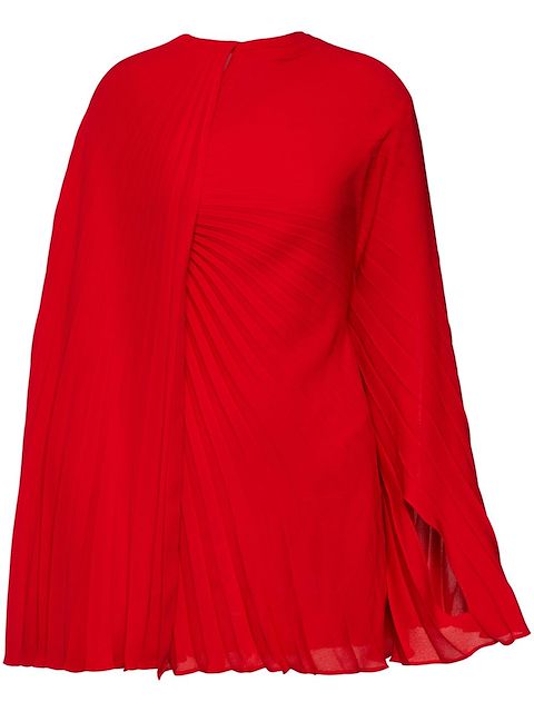 Valentino cape-style dress