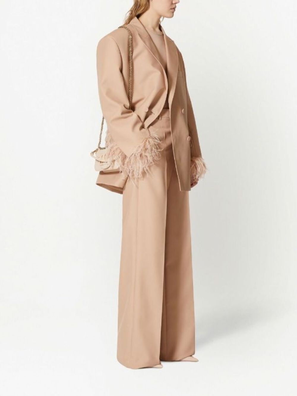 Valentino Garavani high-waist trousers - Neutrals