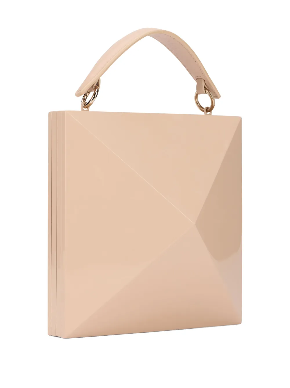  Valentino Garavani Pochette à Design Géométrique - Tons Neutres 