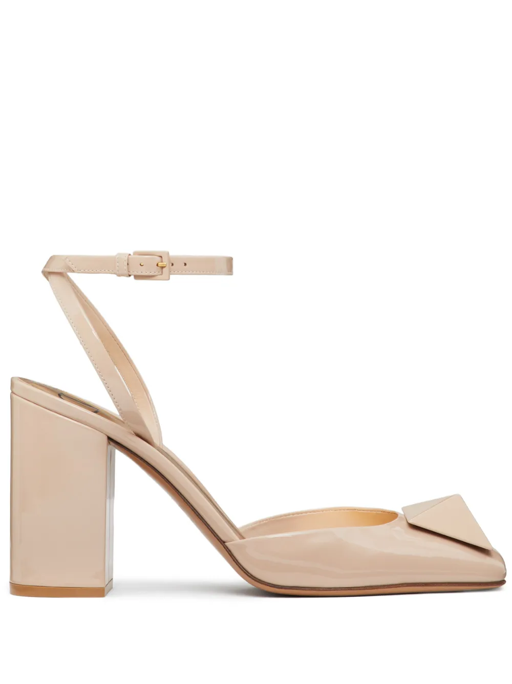 ローマンスタッズカーフスキンサンダル90MM ヴァレンティノ