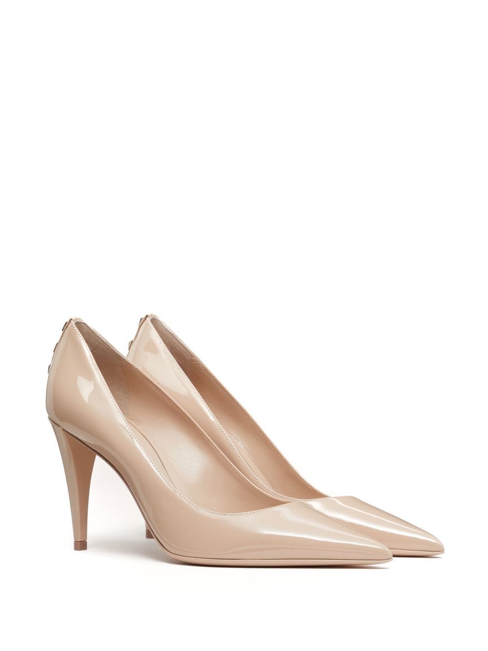 Valentino Garavani Pumps met studs - Beige