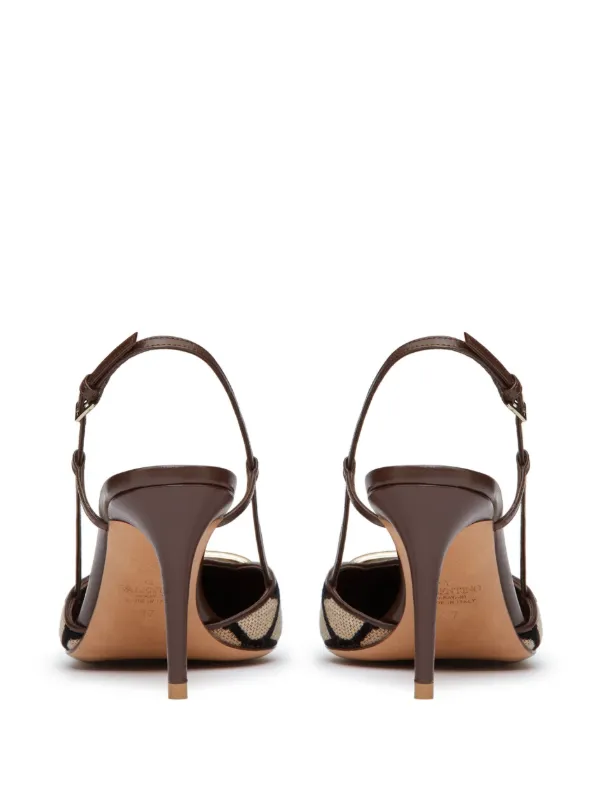サンダル・ミュール VALENTINO Slingback Valentino Garavani (5W2S0JE0LHS 0NO) Valentino Garavani Rockstud Slingback Pumps | Gold | FARFETCH