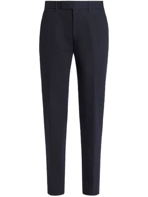 Zegna Summer cotton-linen chinos