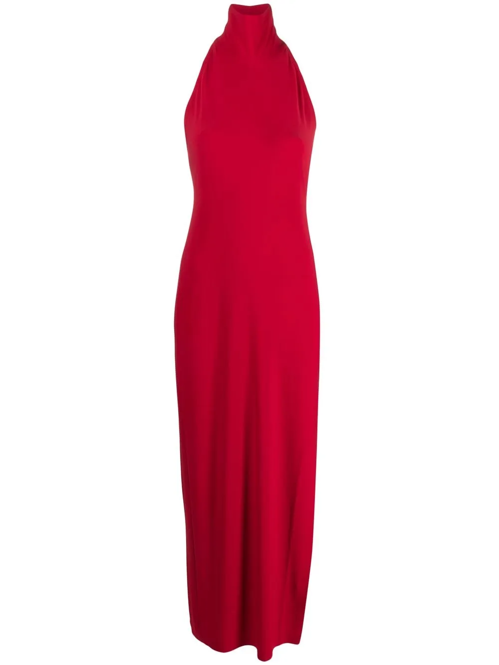 

Norma Kamali halterneck maxi dress - Red