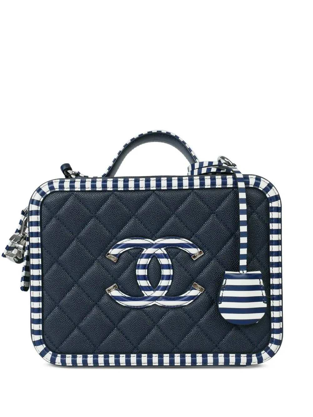 

CHANEL Pre-Owned 2019 Filigree 2way bag - Blue