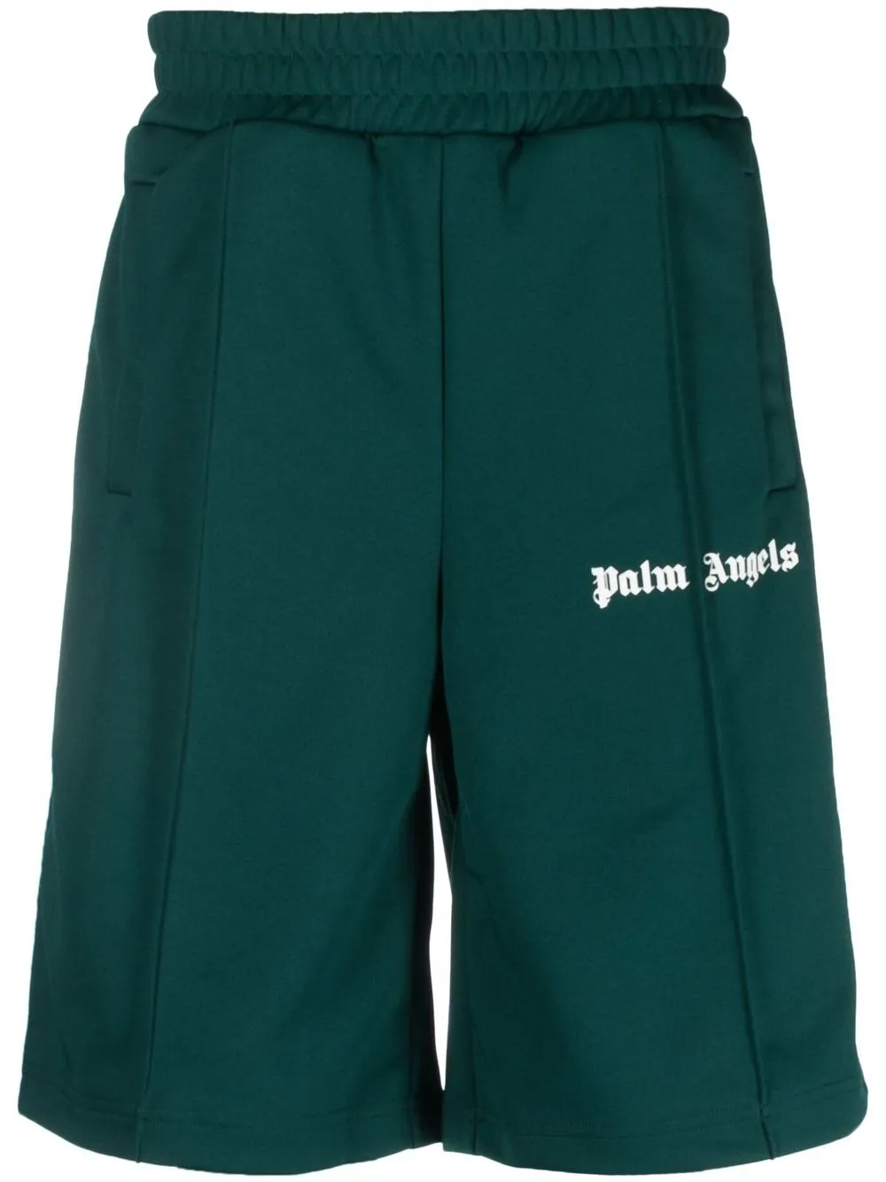 

Palm Angels shorts deportivos con logo estampado - Verde