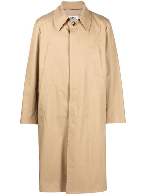 MM6 Maison Margiela معطف ترنش بصف أزرار