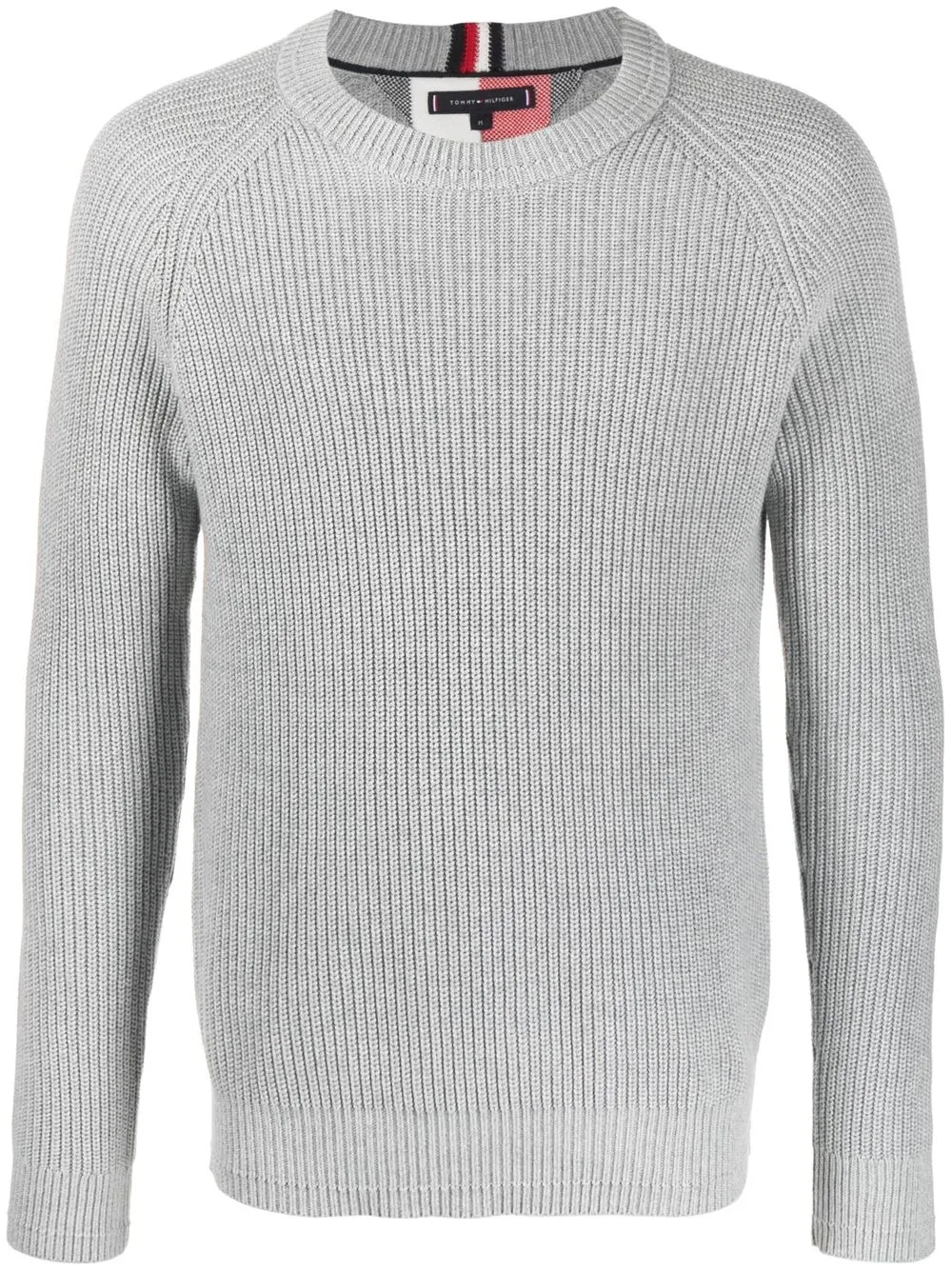 

Tommy Hilfiger intarsia-knit logo jumper - Grey