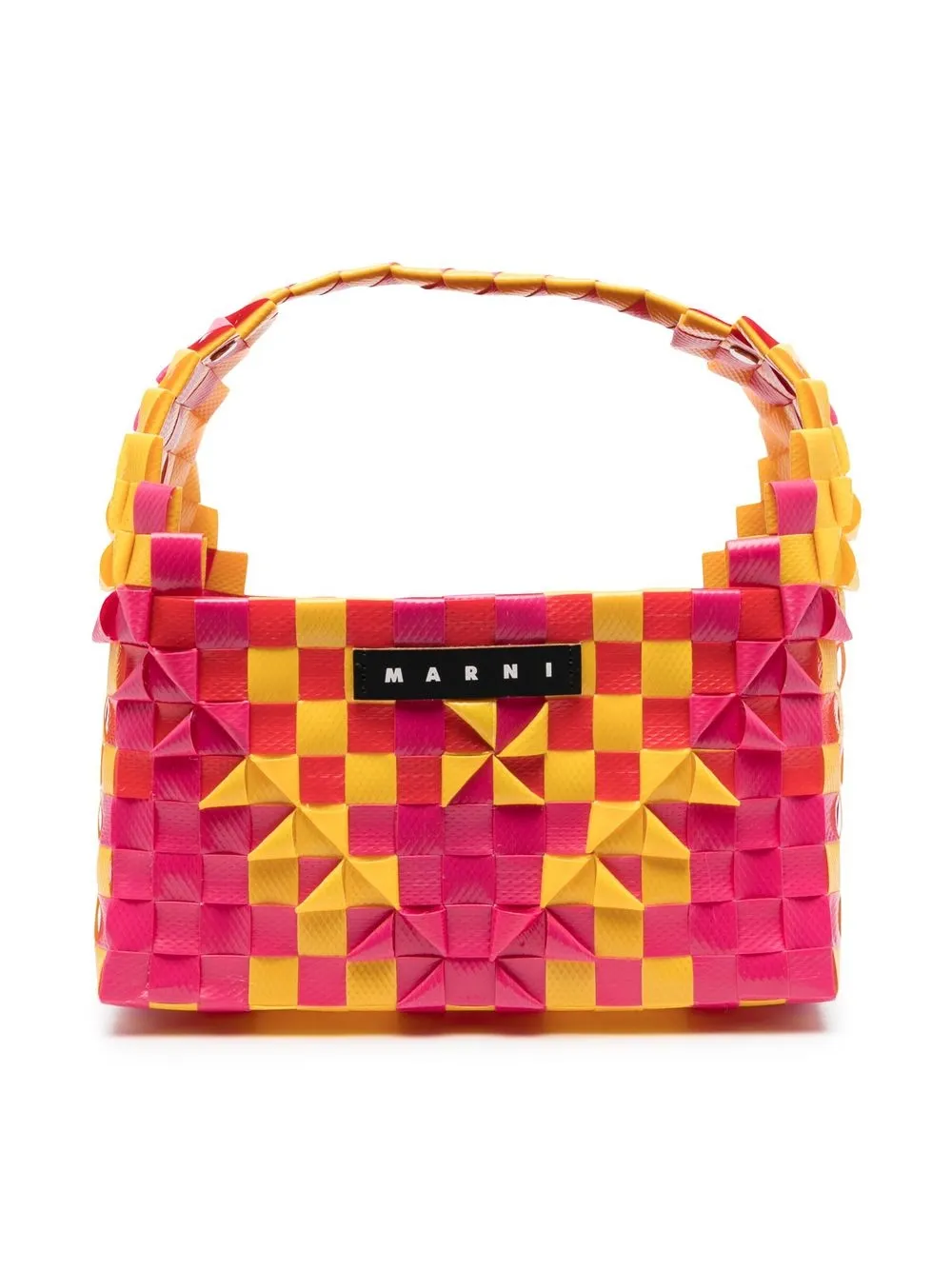 

Marni Kids origami-woven tote bag - Yellow