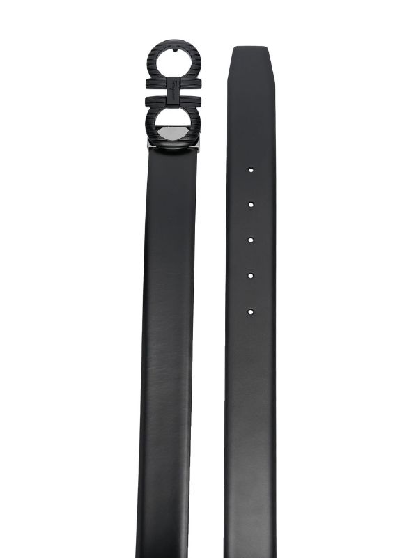 Off-White 3cm Leather Belt - Men - Black Belts