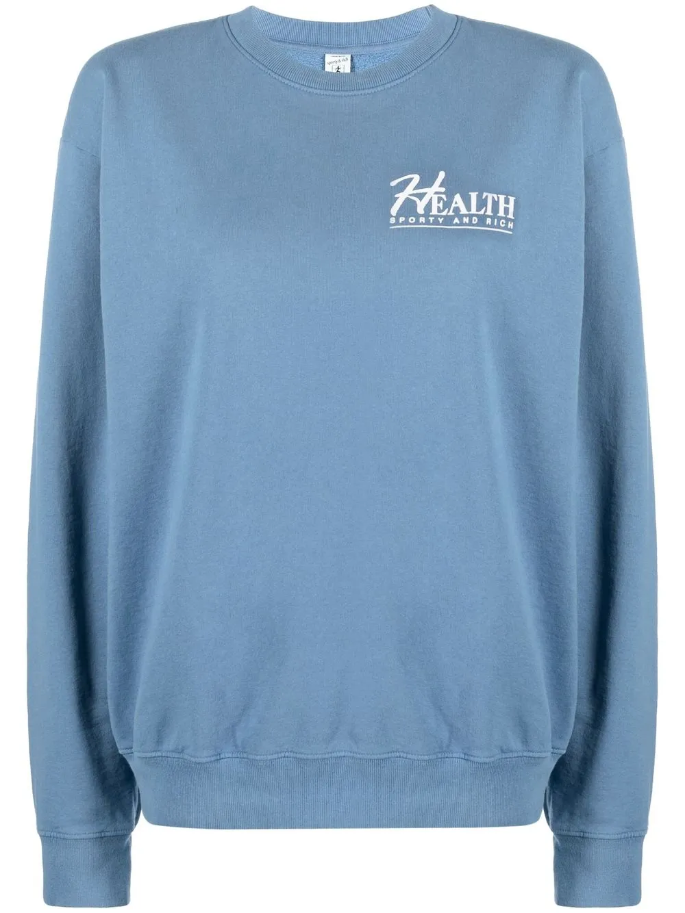 Sporty And Rich Health Sweatshirt In Blue