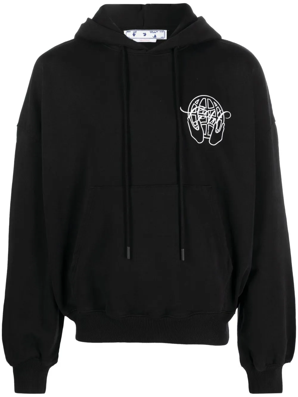 

Off-White Arrows long-sleeve hoodie - Black