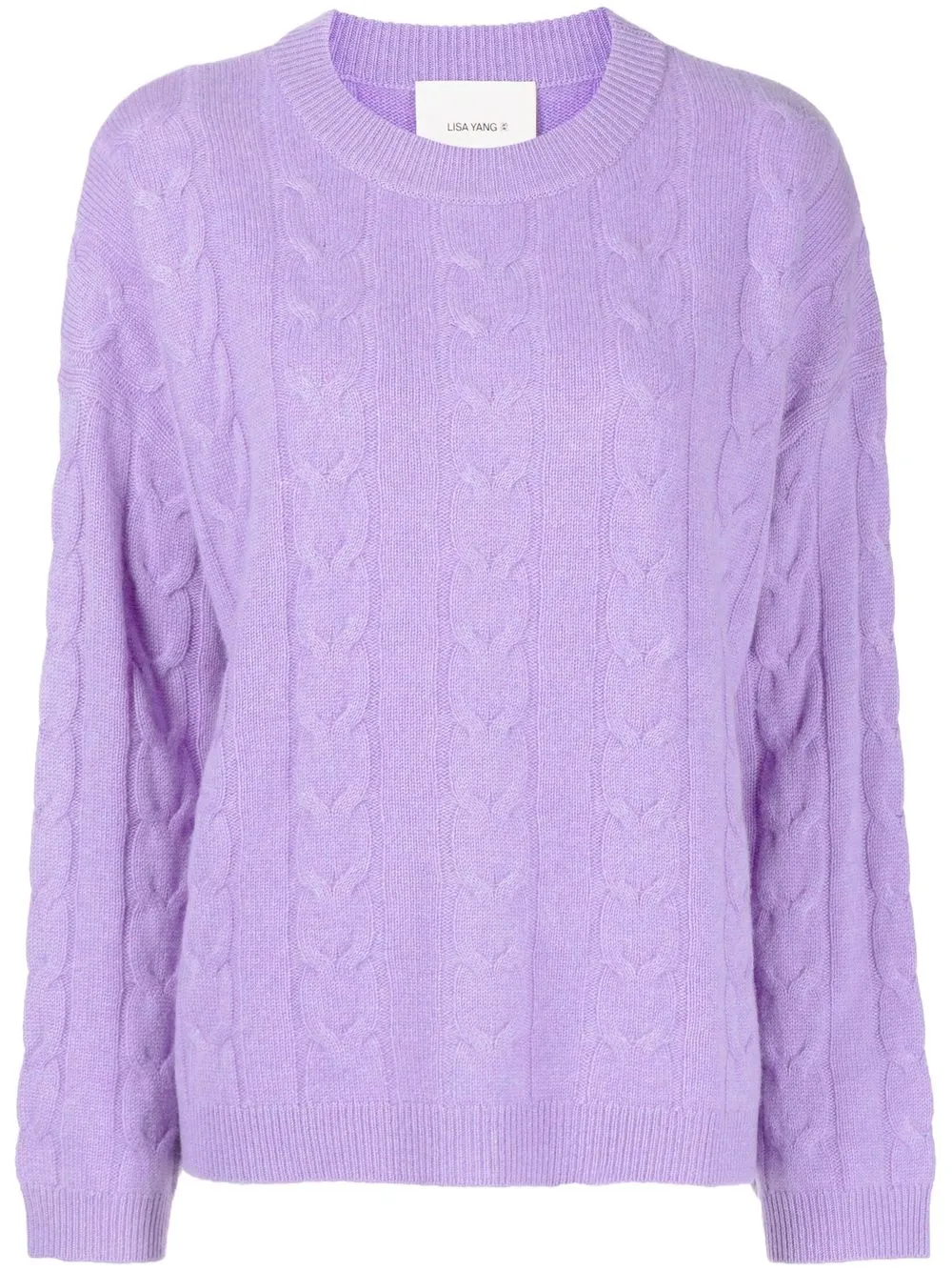 

Lisa Yang The Vilma cable-knit jumper - Purple