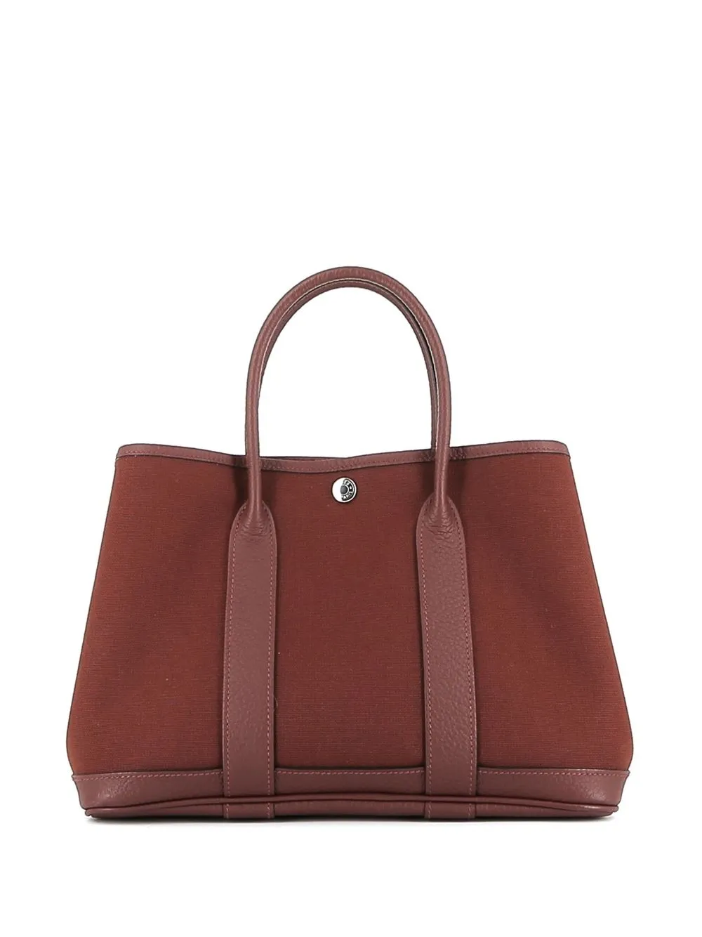 Preowned Hermes Garden Party Handbag In Red ModeSens