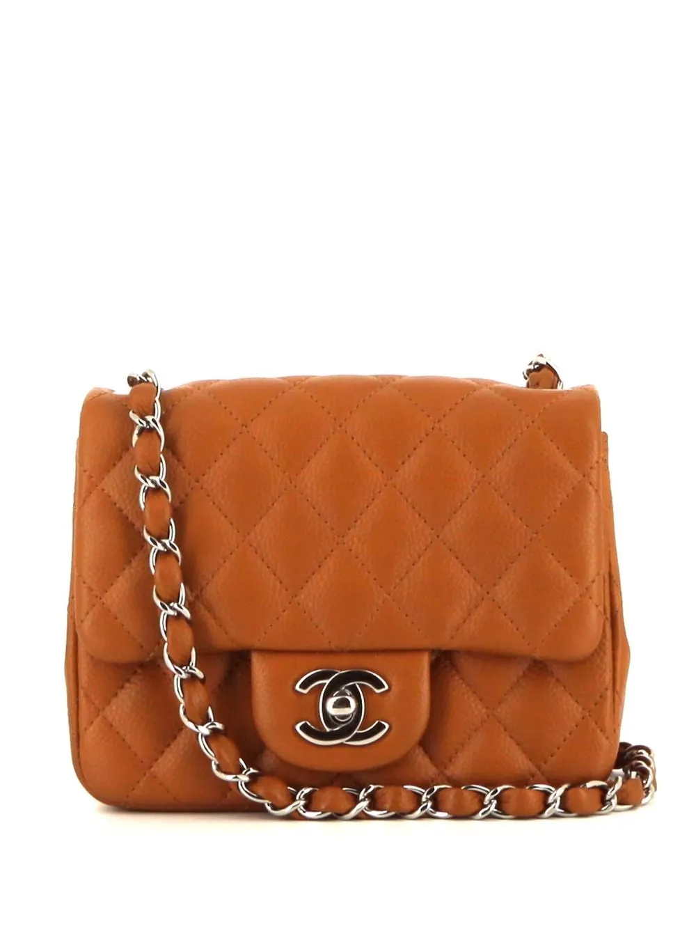

CHANEL Pre-Owned 2011 Timeless mini Classic Flap shoulder bag - Brown