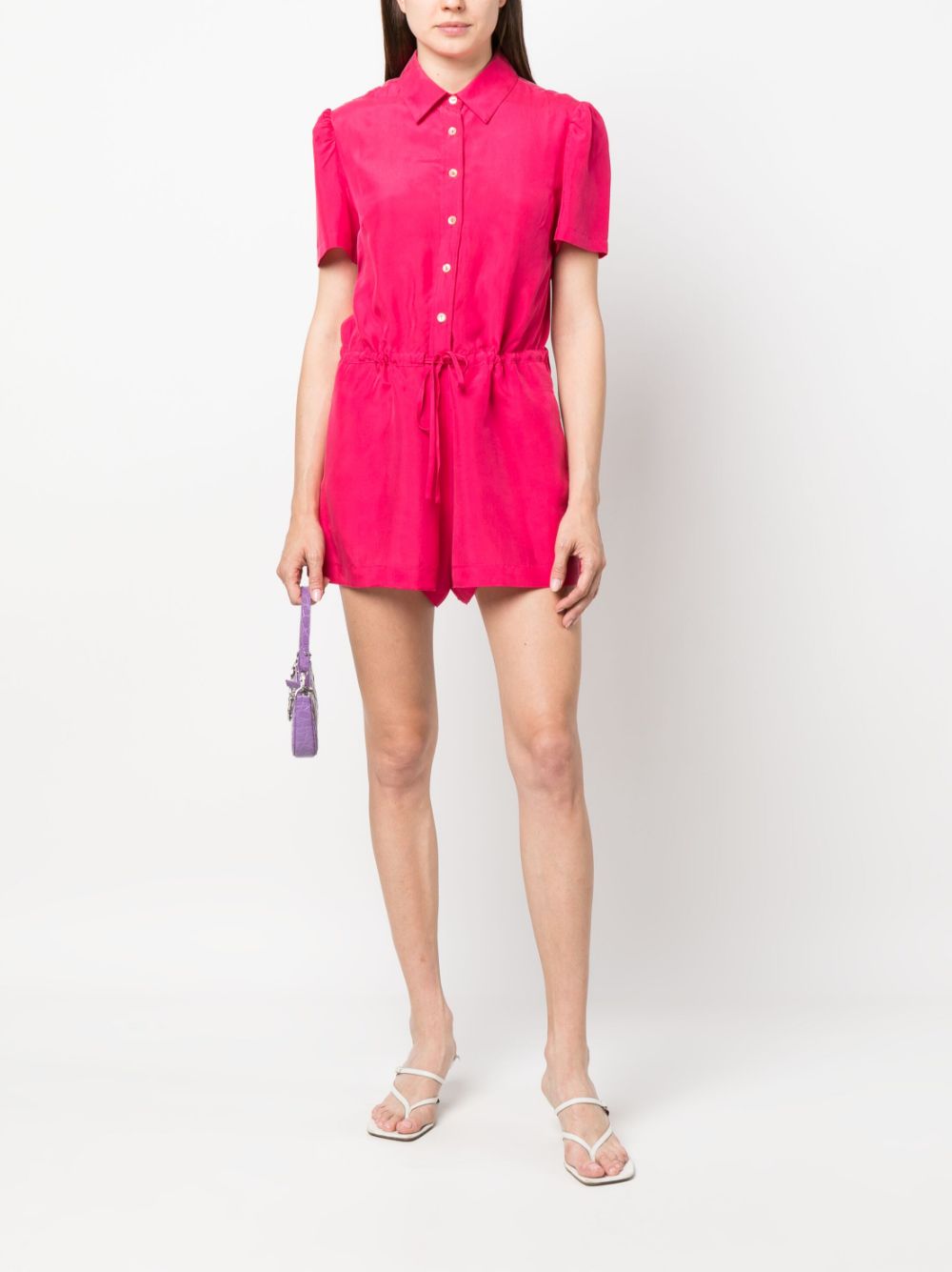 P.A.R.O.S.H. Playsuit met korte mouwen - Roze