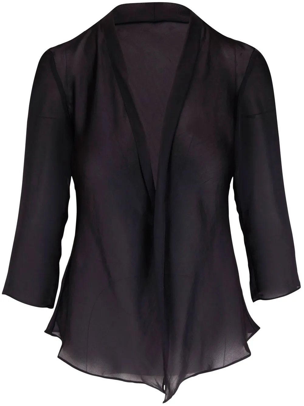 

Peter Cohen open-front shirt jacket - Negro