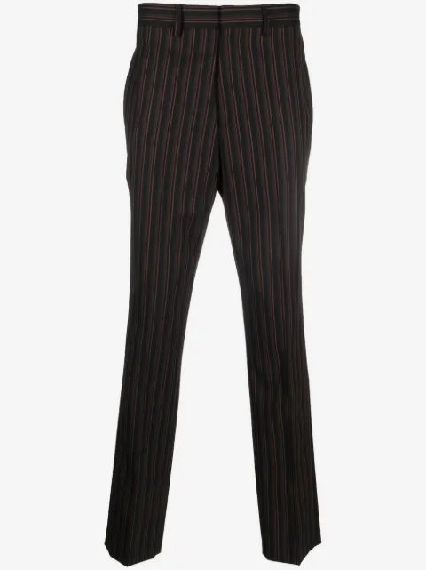 AMBUSH striped tailored wool trousers