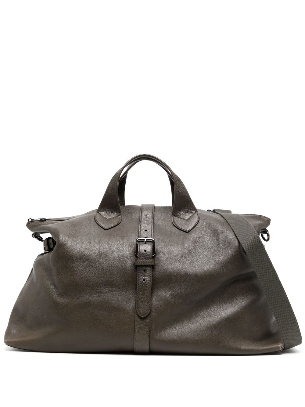 Mulberry Weekender Leather Holdall Bag In Green
