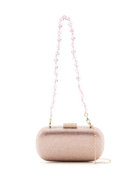 SERPUI Emma crystal-embellished clutch bag 