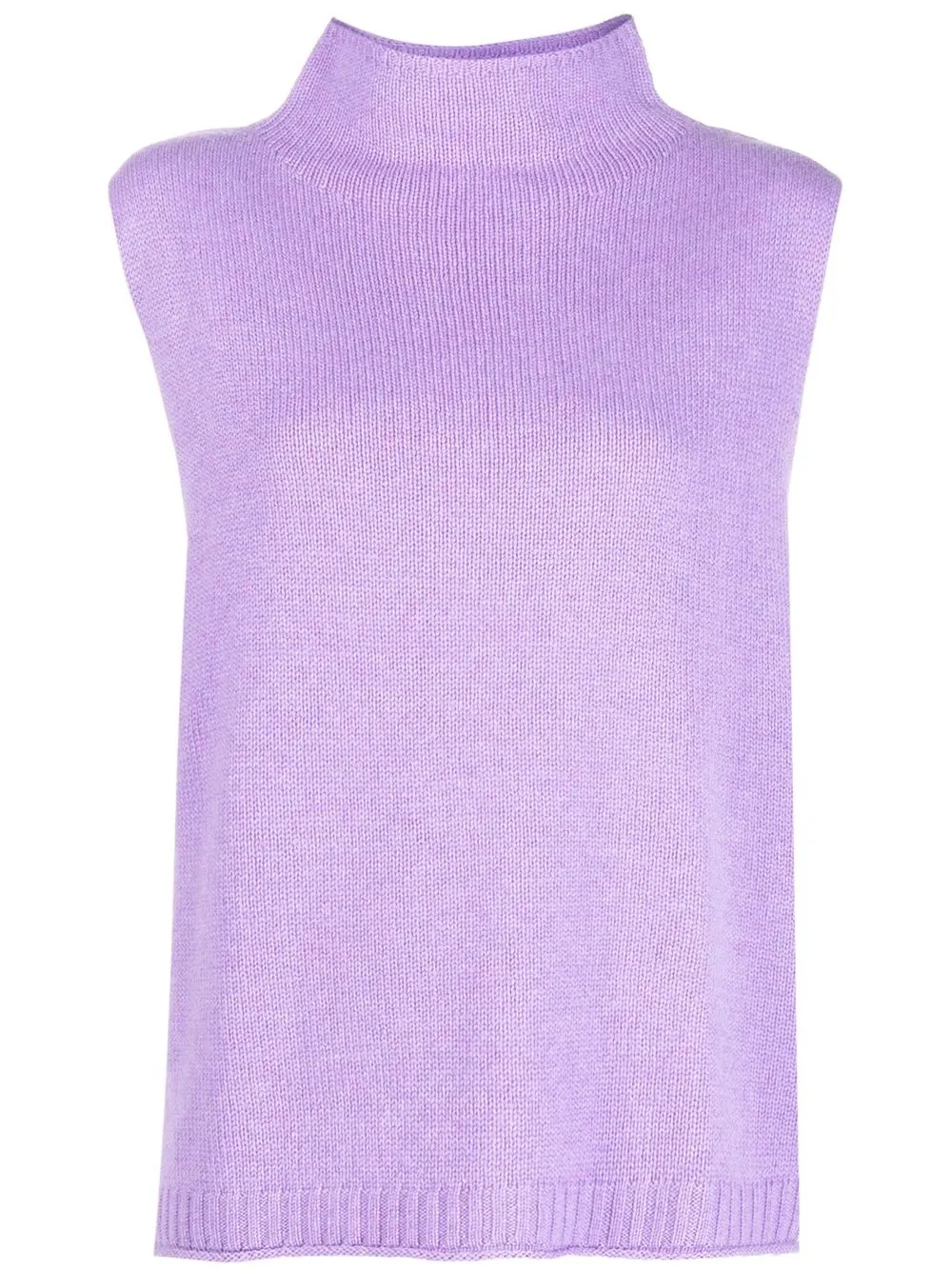 

Lisa Yang roll-neck knit vest - Purple