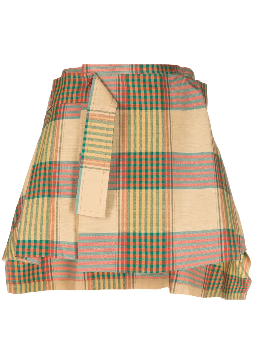 Vivienne Westwood Meghan tartan mini skirt - Green