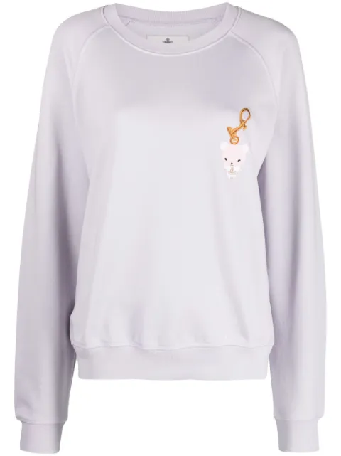 Vivienne Westwood - logo-embroidered cotton sweatshirt