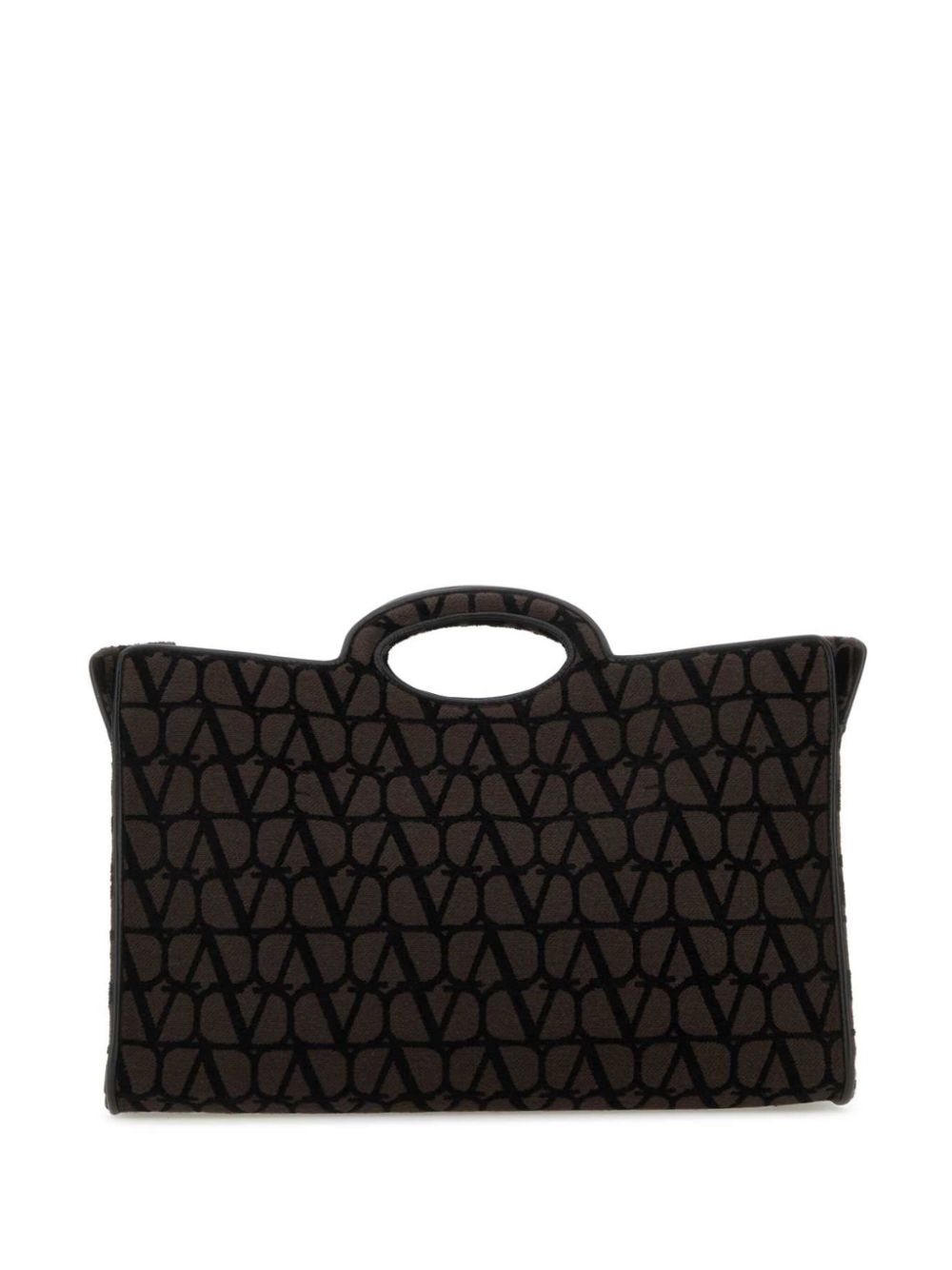 monogram jacquard tote