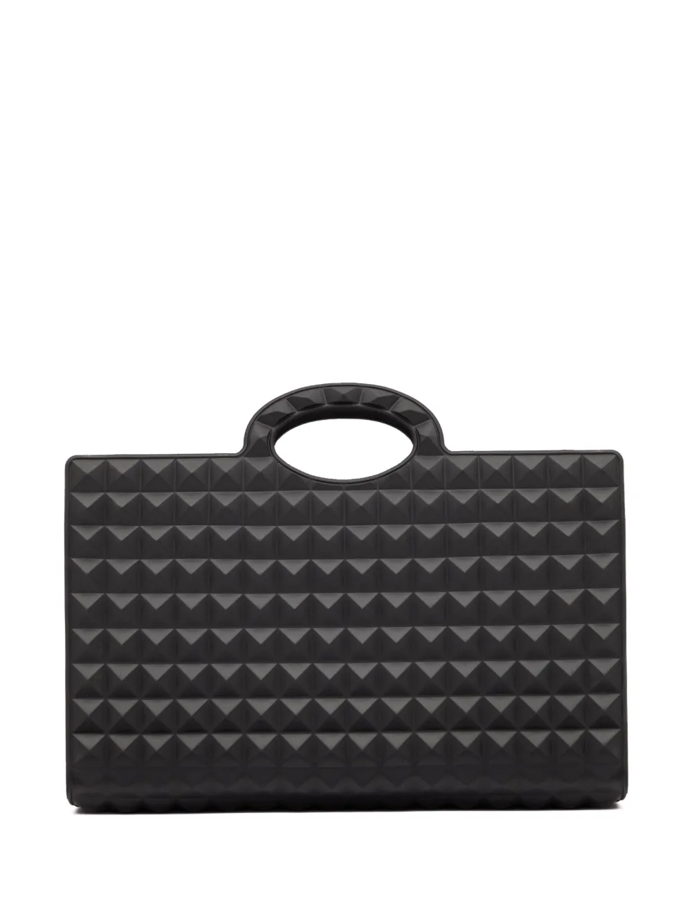 Valentino Strukturierter Shopper In Black