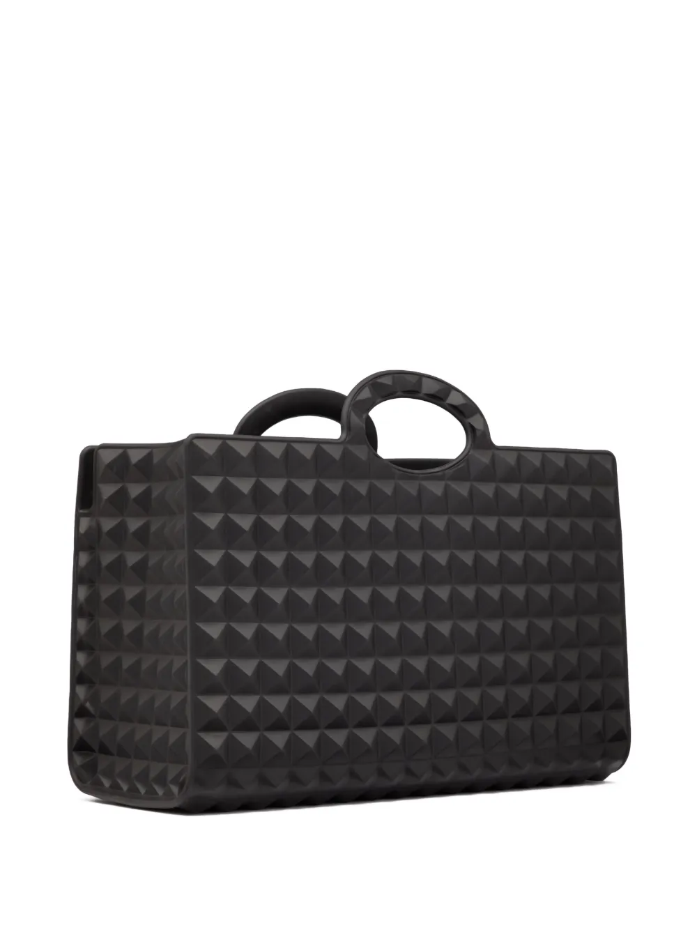 Valentino Strukturierter Shopper In Black