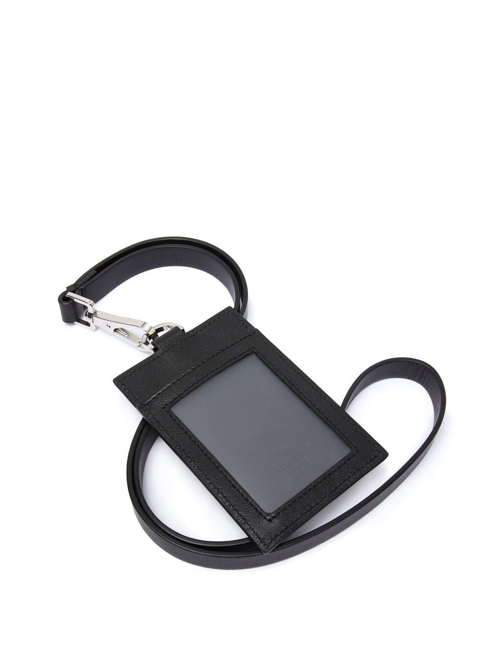 Shop Valentino Neck-strap Vlogo Cardholder In Black