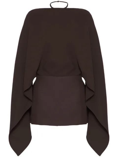 Valentino Cady Couture draped playsuit