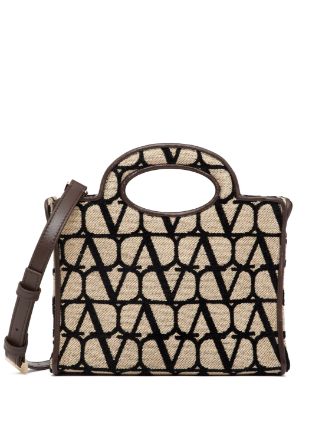 Valentino Garavani Le Troisième Toile Iconographe Tote Bag | Neutrals |  FARFETCH