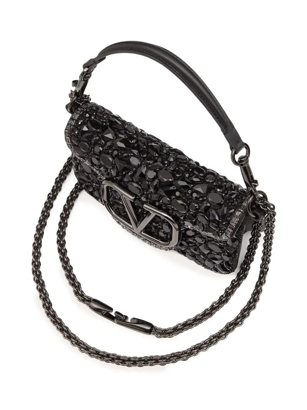 Affordable Valentino Garavani Locò embellished shoulder bag WOMEN