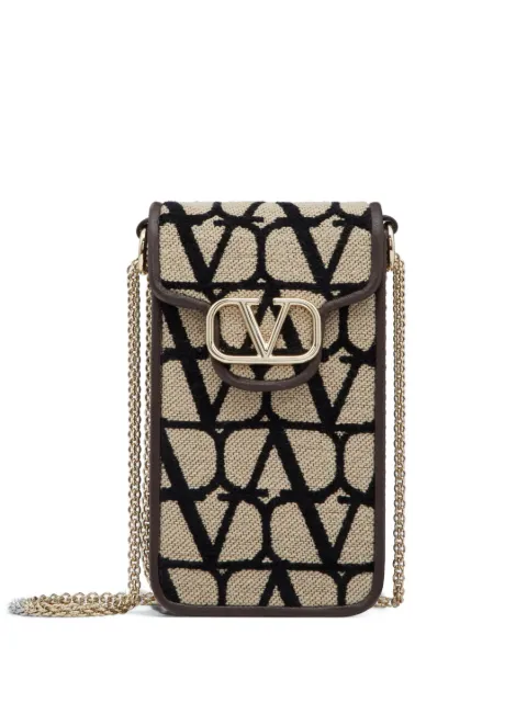 Valentino Garavani Toile Iconographe phone bag