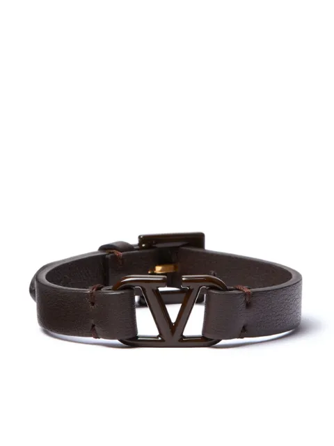 Valentino Garavani VLogo Signature leather bracelet