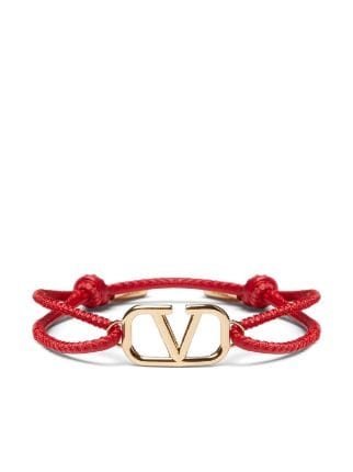 Valentino Garavani VLogo Signature Leather Bracelet - Farfetch