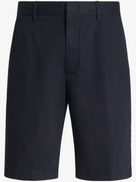 Zegna Summer 及膝卡其短裤
