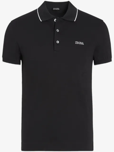 Zegna cotton polo shirt