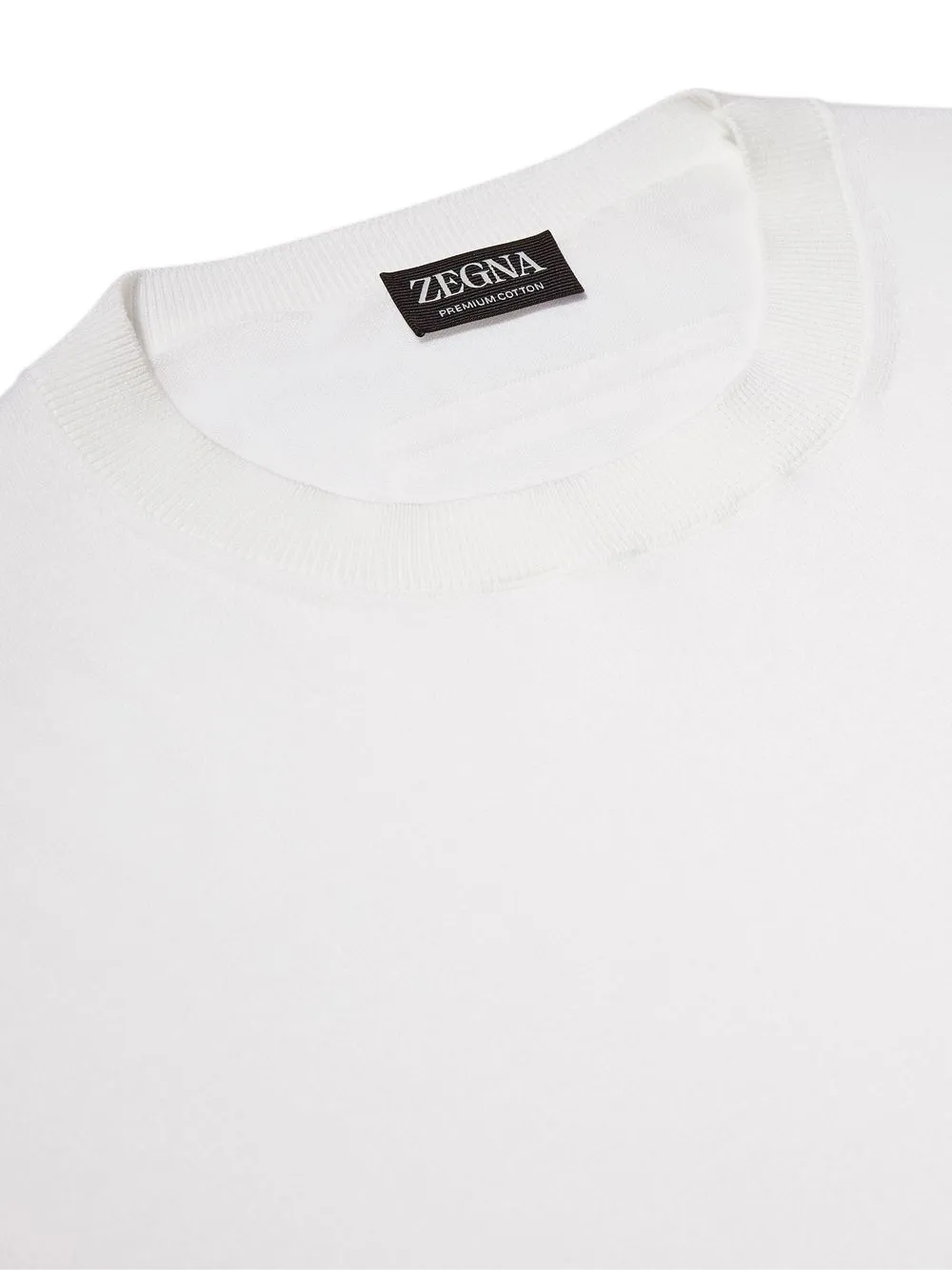 Shop Zegna Short-sleeve Cotton T-shirt In White