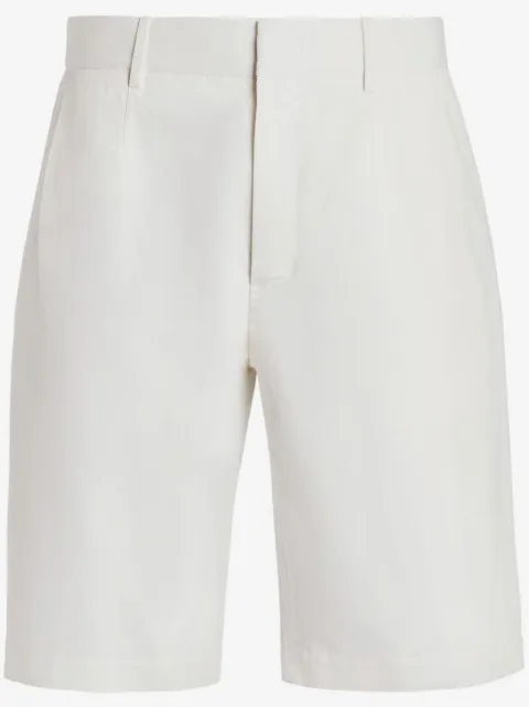 Zegna Summer cotton-linen chino shorts