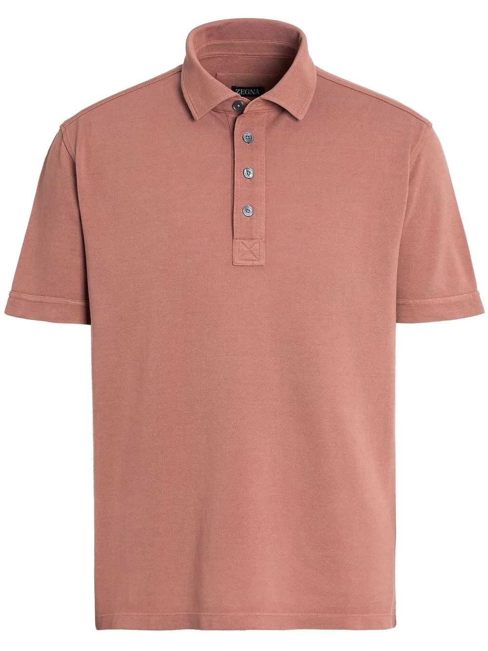 

Zegna playera tipo polo manga corta - Rojo