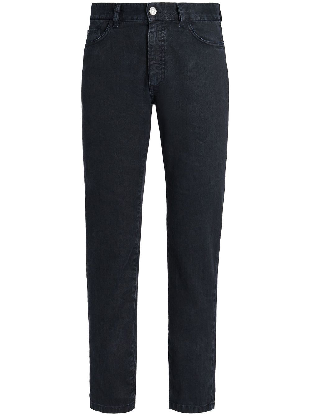 Zegna mid-rise slim-fit jeans - Blue