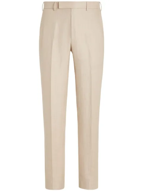 Zegna pantalones de vestir rectos