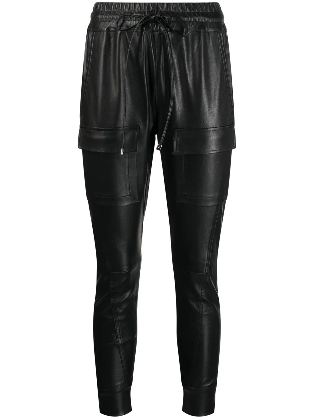 Open Season lambskin cropped trousers