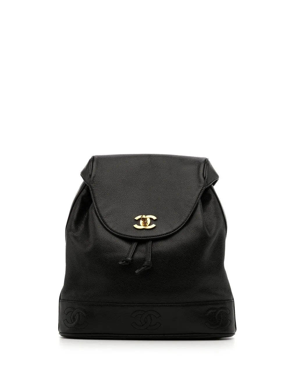 

CHANEL Pre-Owned 1997 Triple CC backpack - Black