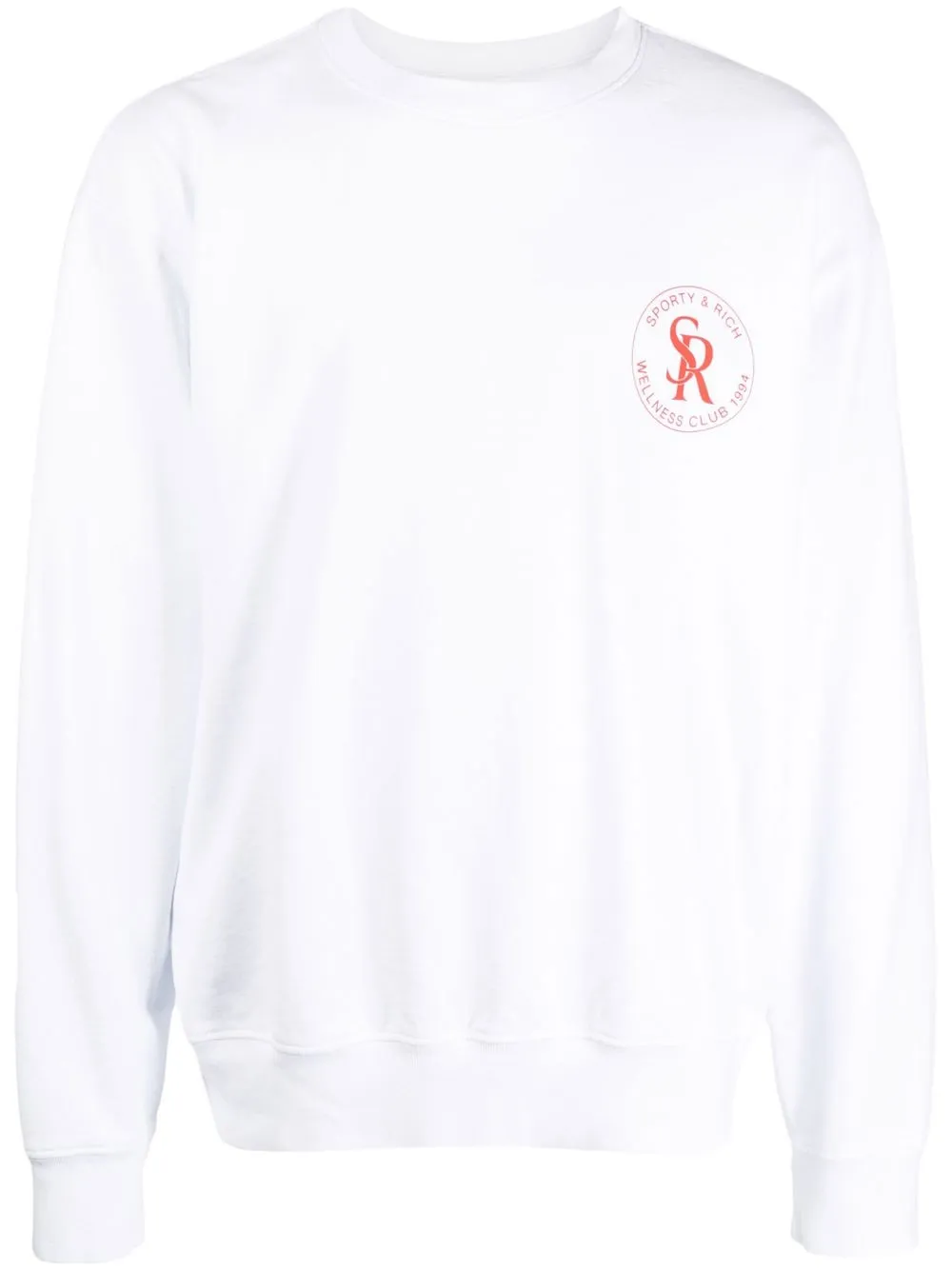 

Sporty & Rich Wellness Club logo-print sweatshirt - White