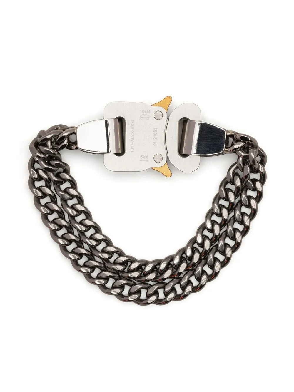 Alyx Id-buckle Chain Bracelet In Silver