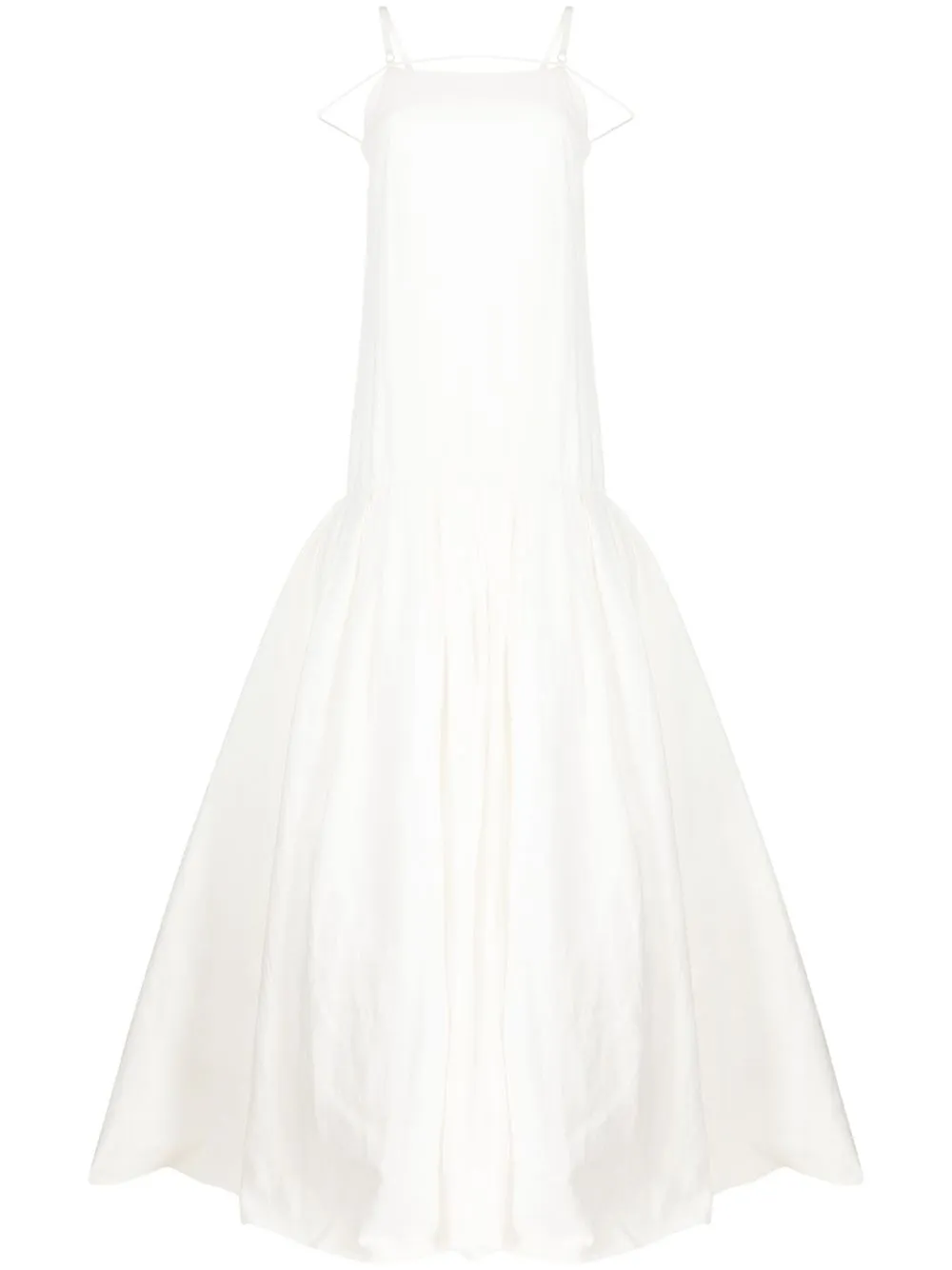 

Jacquemus floor-length drop-waist dress - White