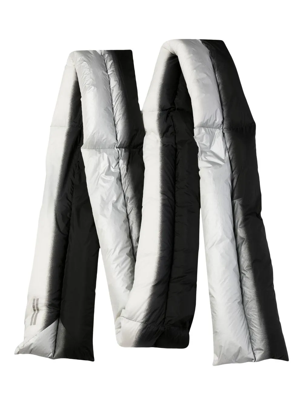 

Rick Owens two-tone padded scarf - Black